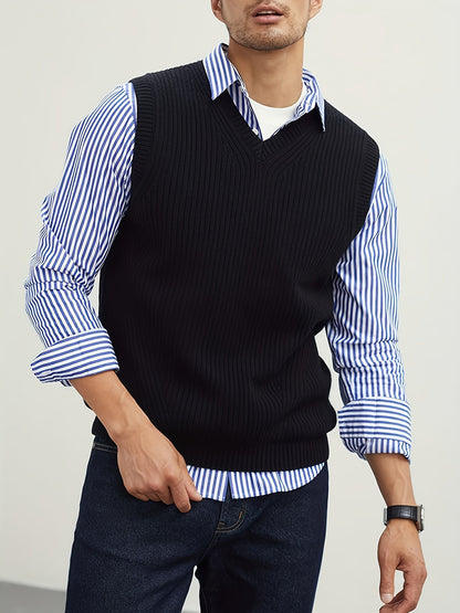 Ellis | Classic V-Neck Sweater Vest 3