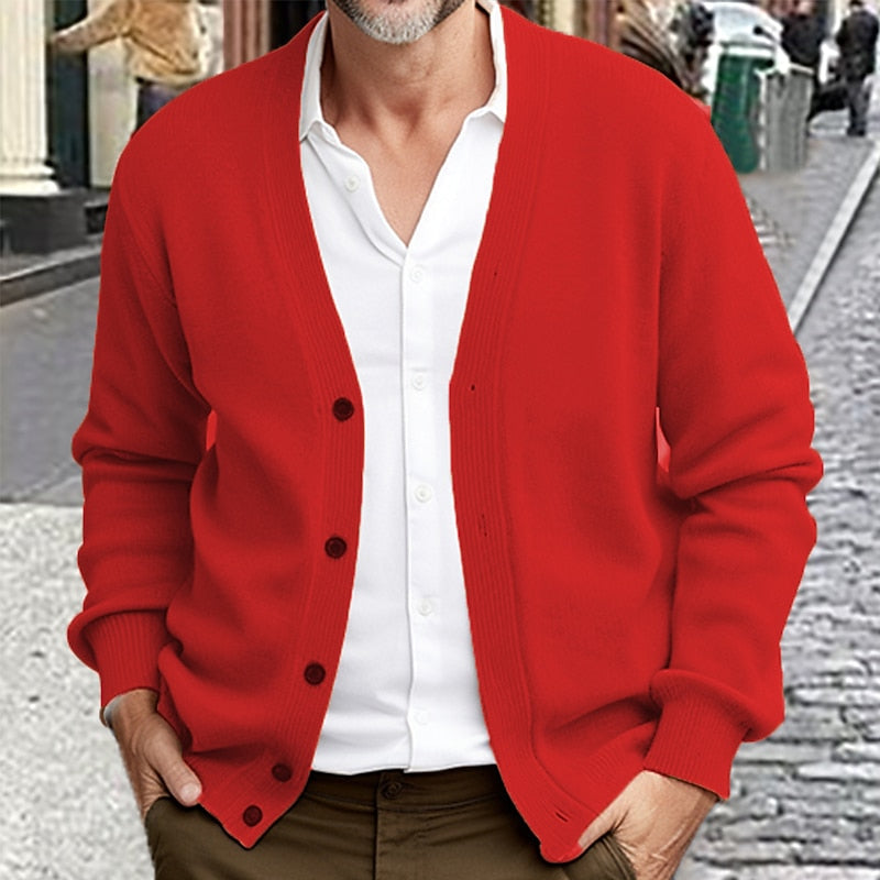 Emerson | Refined V-Neck Cardigan 0