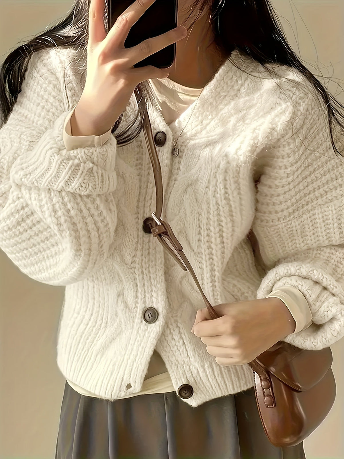 Estella | Chunky Knit Cardigan 3