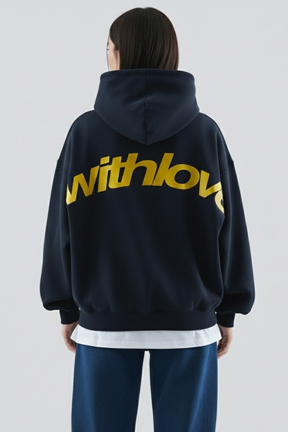 Women's Hoodie – Kangaroo Pocket, Chest Graphic Detail