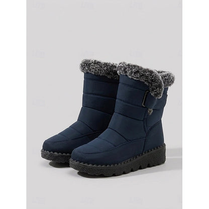 Greta | Cozy Fur-Trimmed Winter Snow Boots 1