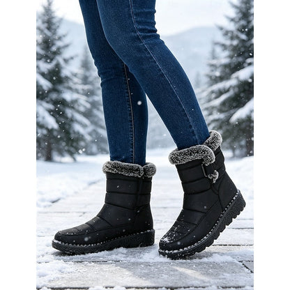 Greta | Cozy Fur-Trimmed Winter Snow Boots 2