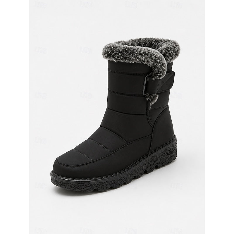 Greta | Cozy Fur-Trimmed Winter Snow Boots 5
