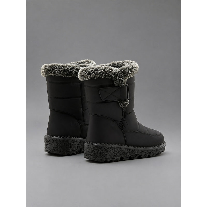 Greta | Cozy Fur-Trimmed Winter Snow Boots 8