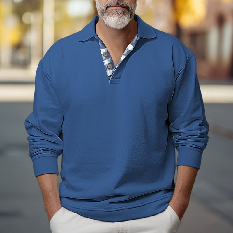 Griffin | Polo-Collar Sweatshirt 0