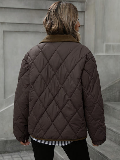 Imogen | Diamond-Quilted Padded Jacket 1