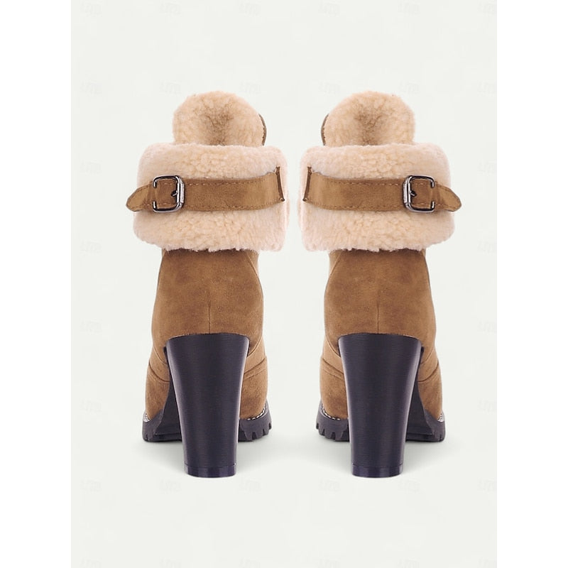 Ingram | Fur-Trimmed Lace-Up Winter Boots 4