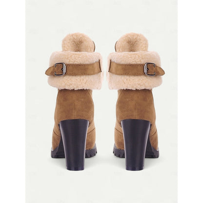 Ingram | Fur-Trimmed Lace-Up Winter Boots 4