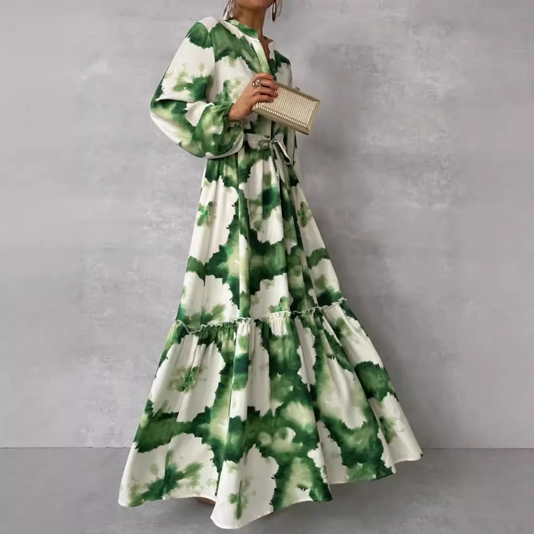Isola Tie-Dye Maxi Dress 0