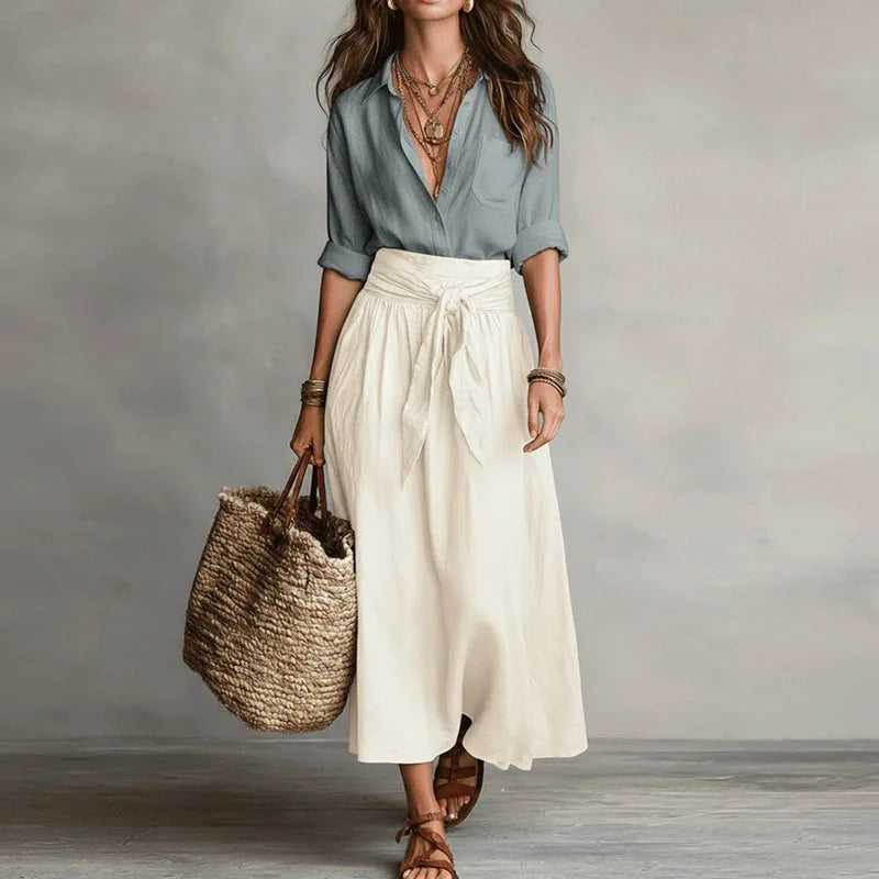 Jeanelle Linen Co-Ord Set 0