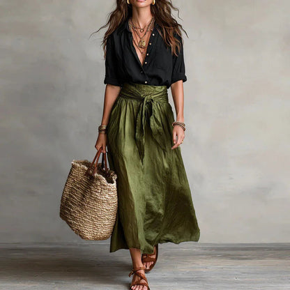 Jeanelle Linen Co-Ord Set 3
