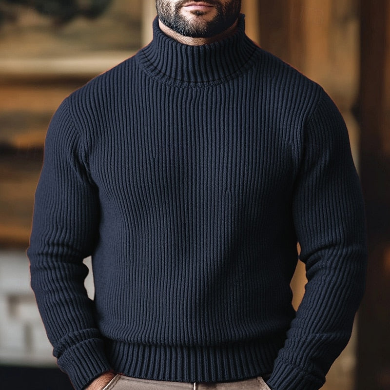 Jonathan | Ribbed Turtleneck Sweater 1