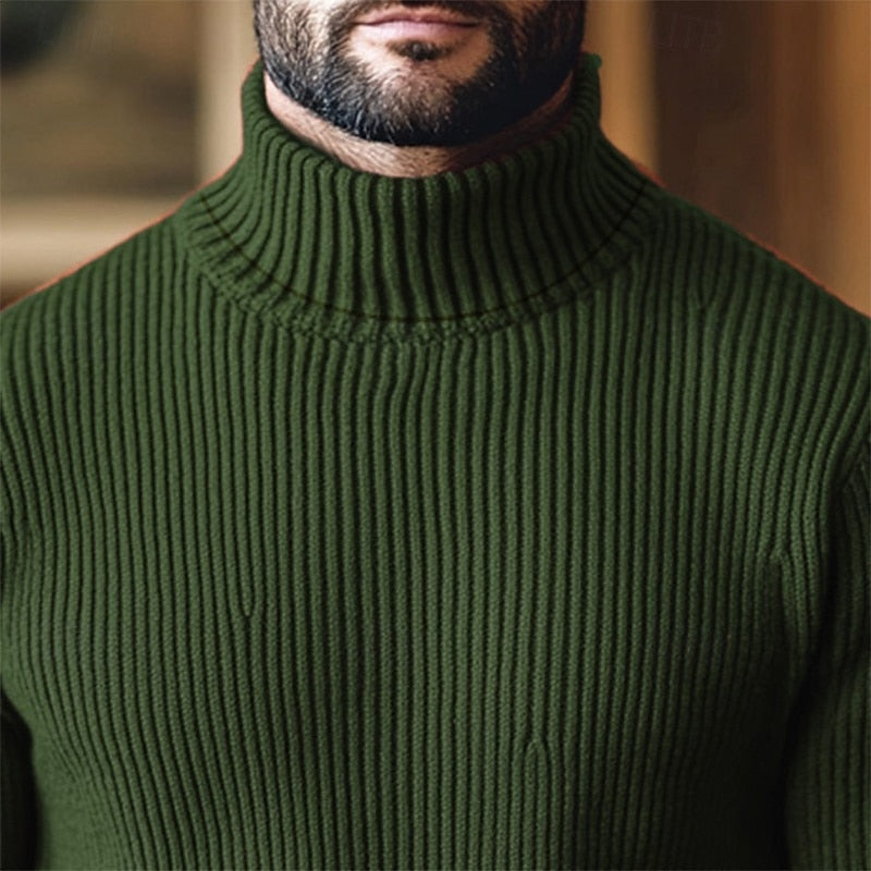 Jonathan | Ribbed Turtleneck Sweater 4