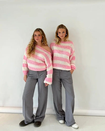 Juna | Women's asymmetrical textured sweater 3