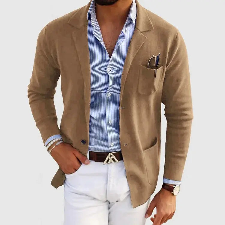 KNIT BLAZER JACKET FOR MEN 2