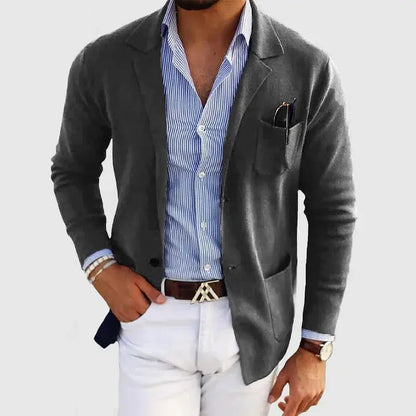 KNIT BLAZER JACKET FOR MEN 5