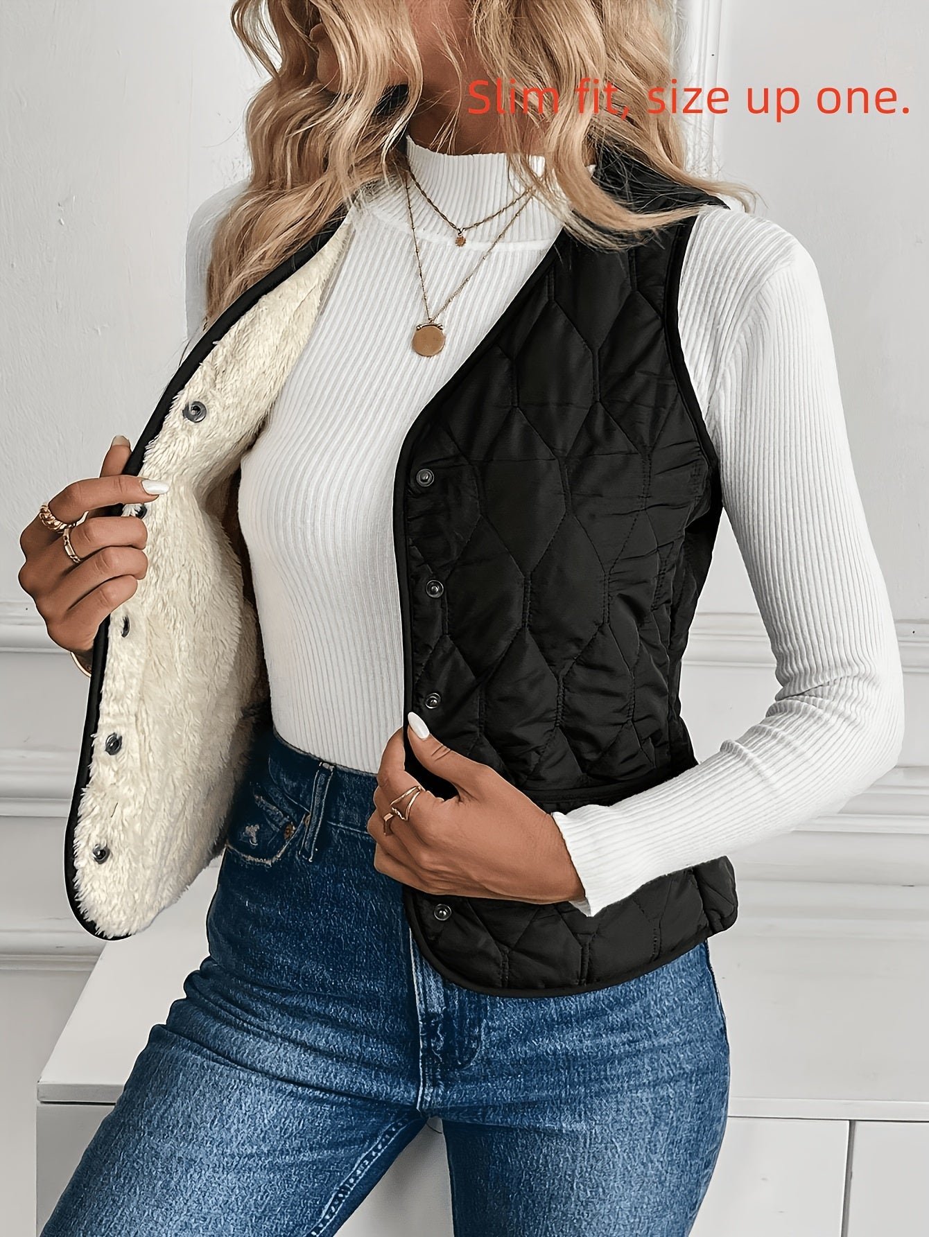 Kendra | Reversible Quilted Vest 1