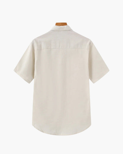 Men's Short Sleeve Polo Shirt with Chest Pocket