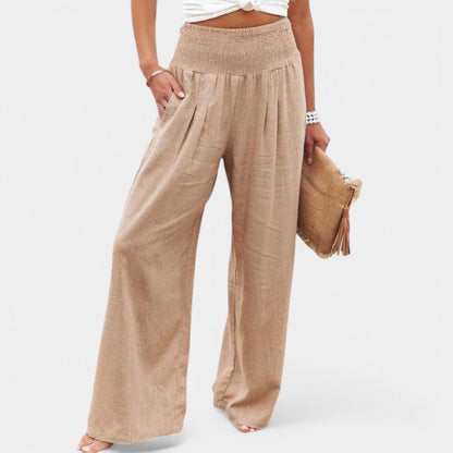 Women's High Waist Wide Leg Pants with Pockets