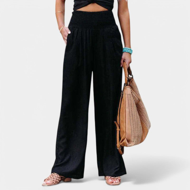 Women's High Waist Wide Leg Pants with Pockets