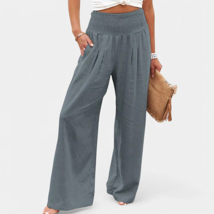 Women's High Waist Wide Leg Pants with Pockets