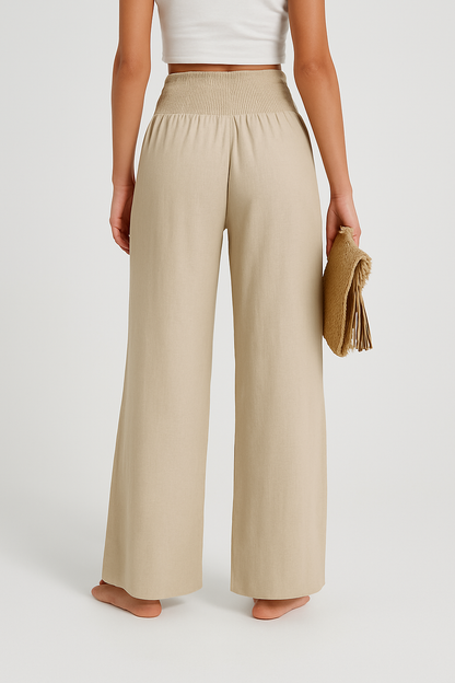 Women's High Waist Wide Leg Pants with Pockets