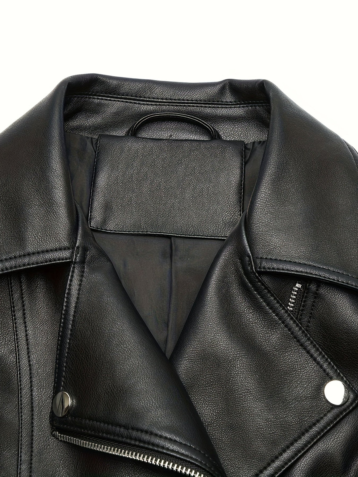 Mabel | Sculpted Zip-Front Moto Jacket 3