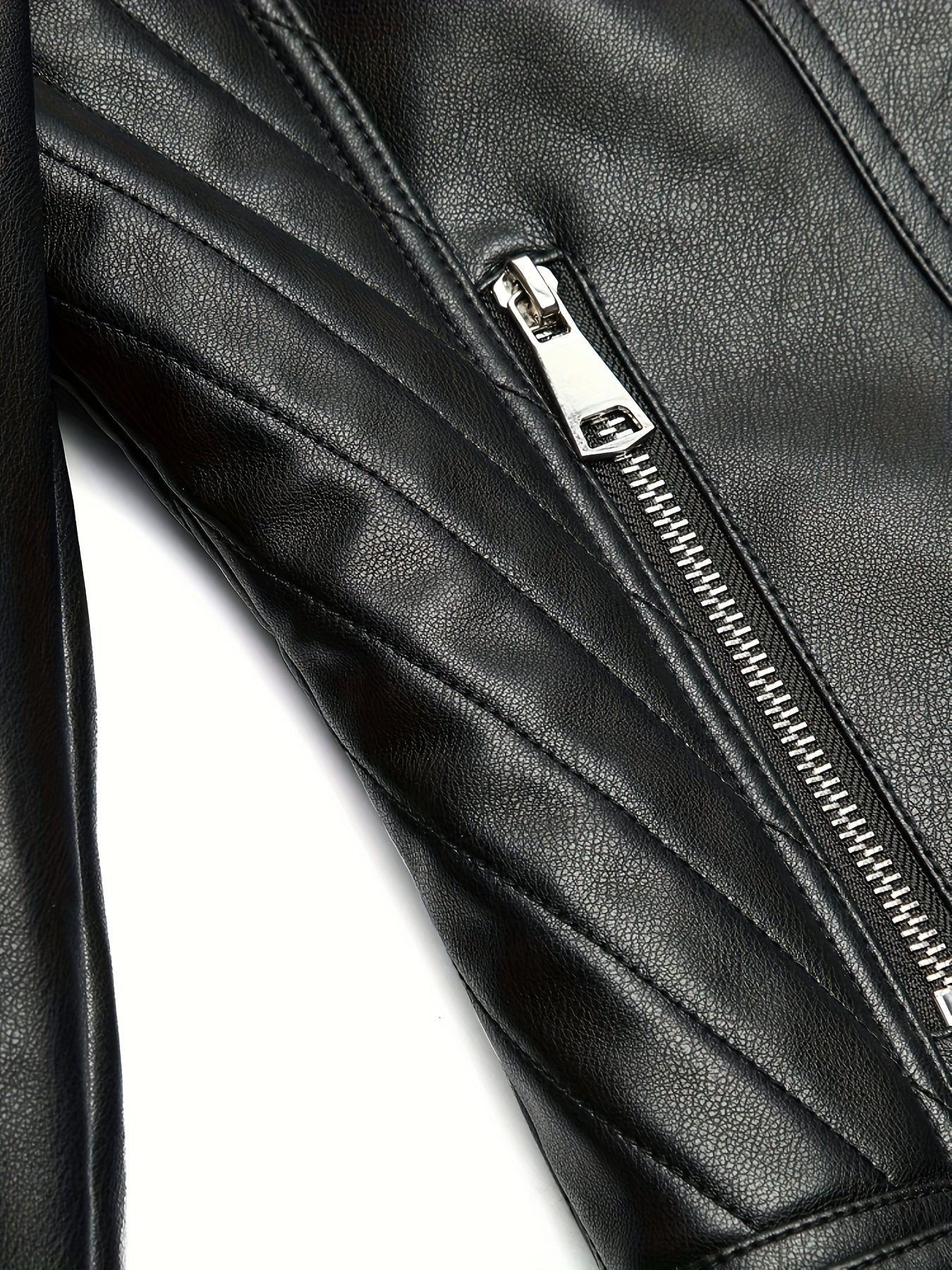 Mabel | Sculpted Zip-Front Moto Jacket 6