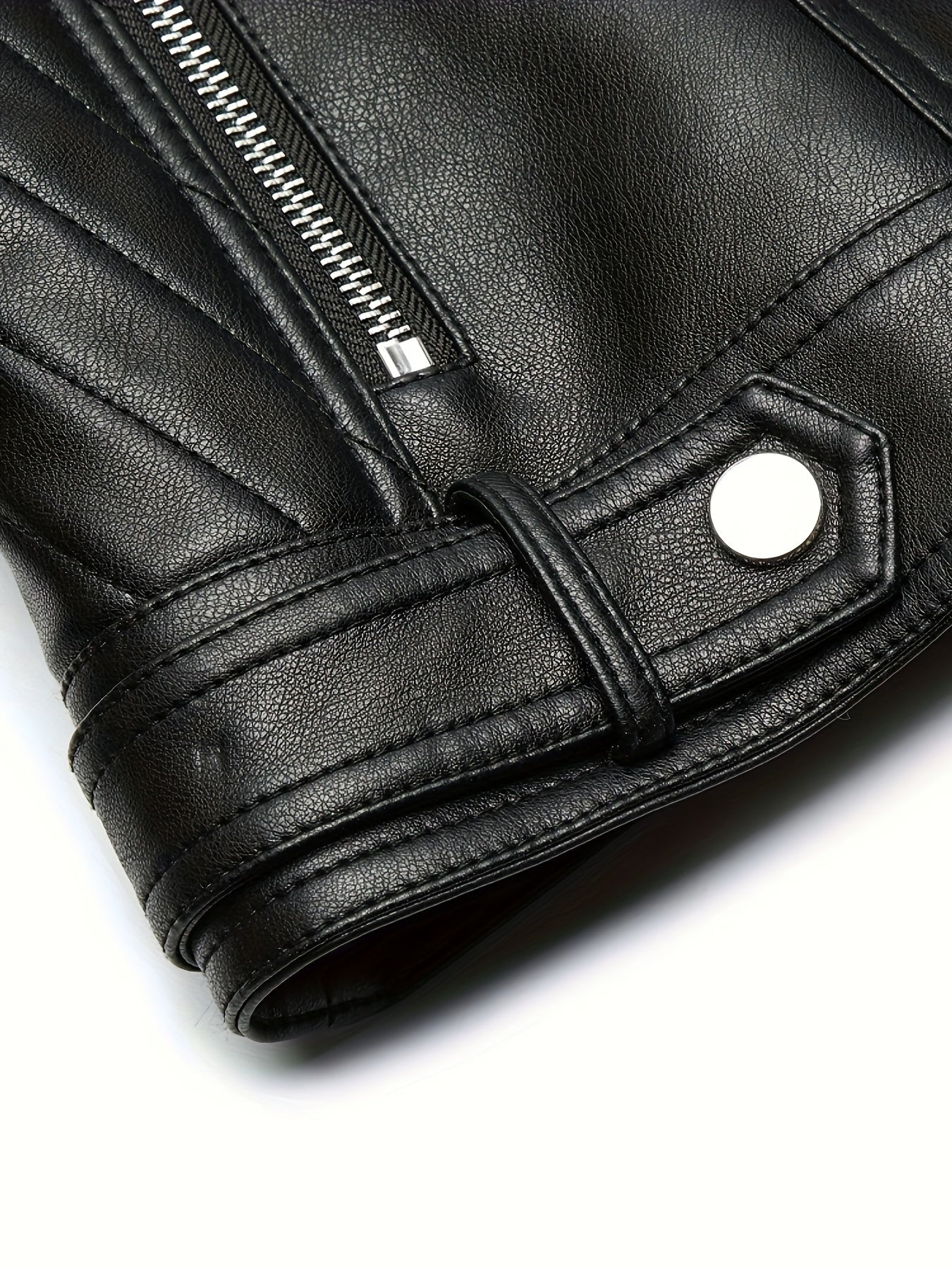 Mabel | Sculpted Zip-Front Moto Jacket 7