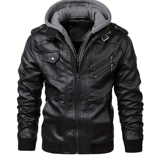 Maddox | Hooded Moto Jacket 0