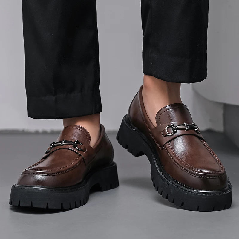 Marino Leather Dress Loafers 5
