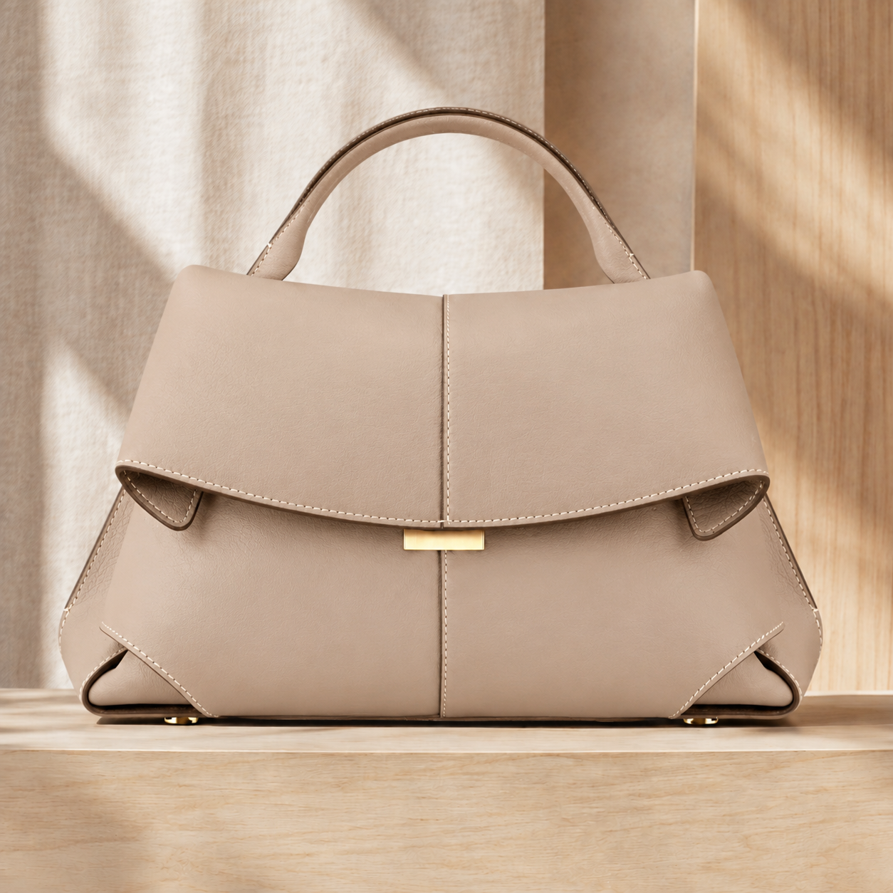 Matera Sculpted Handbag 0