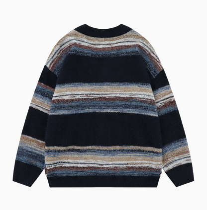 Men's striped cardigan 1