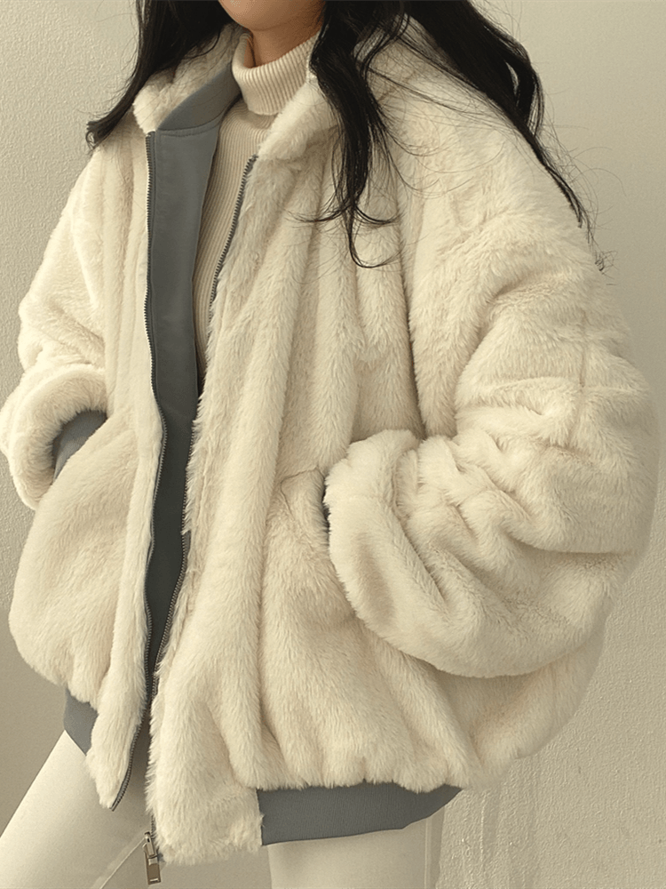 Merle | Women's practical zip-up jacket with pockets 2