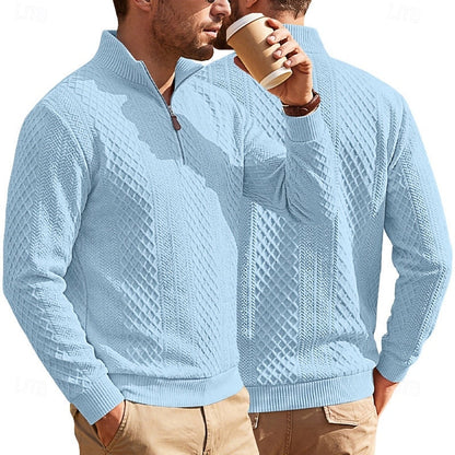 Nash | Textured Quarter-Zip Pullover 3