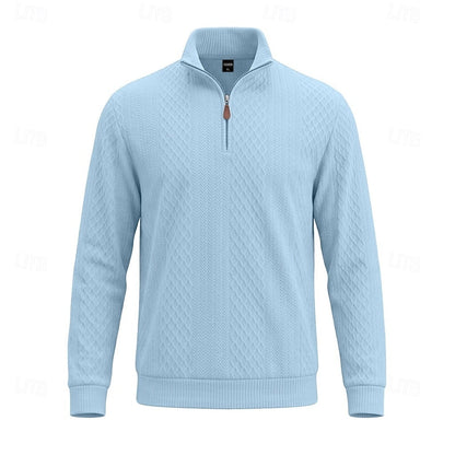 Nash | Textured Quarter-Zip Pullover 4