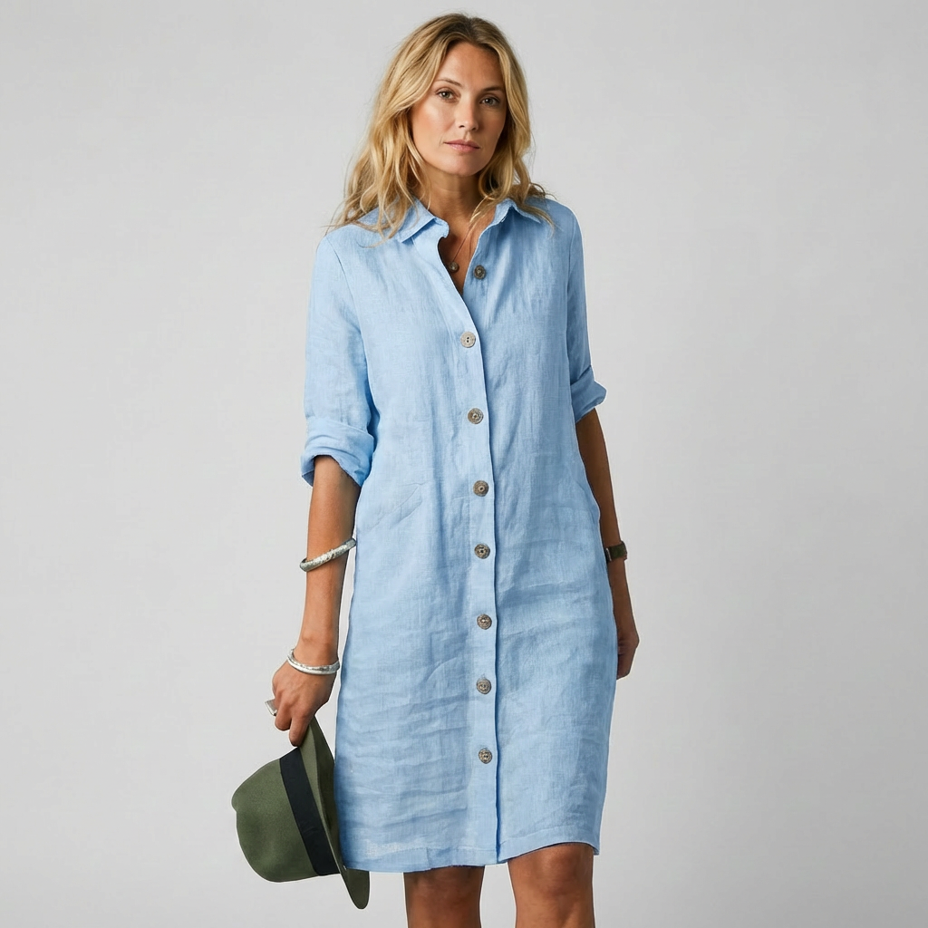 Niki Linen Dress | Lightweight, Breathable Summer Dress 0