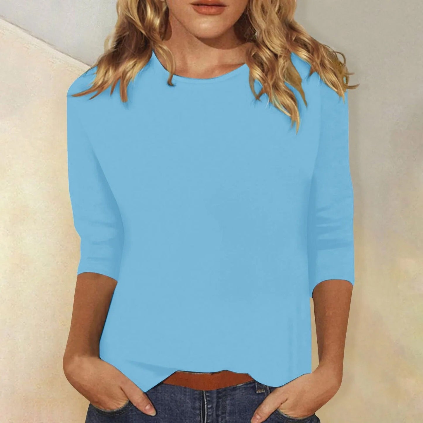 Niki Soft Cotton Tee | Women's Long Sleeve, Relaxed Fit 6