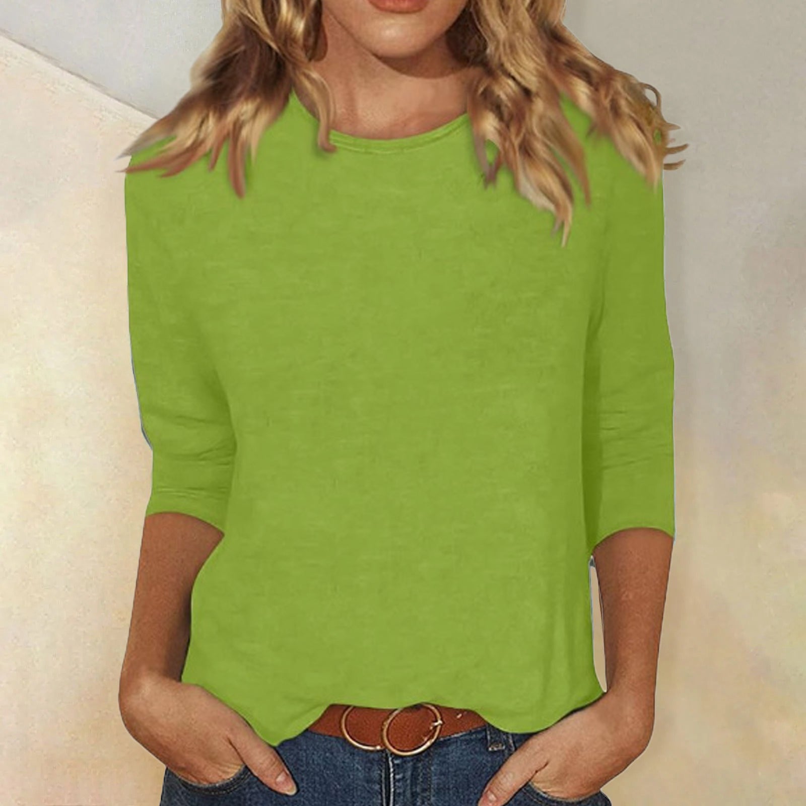 Niki Soft Cotton Tee | Women's Long Sleeve, Relaxed Fit 8