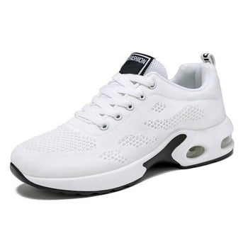 Women's Mesh Knit Lace-Up Sneakers