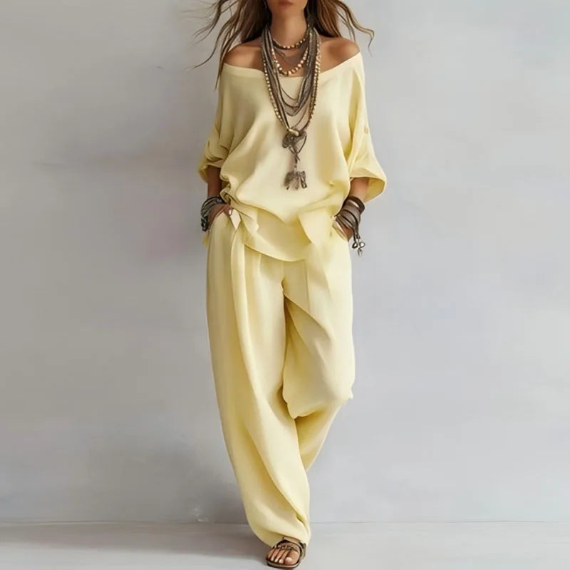 Paulina Off Shoulder Co-ord Set 2