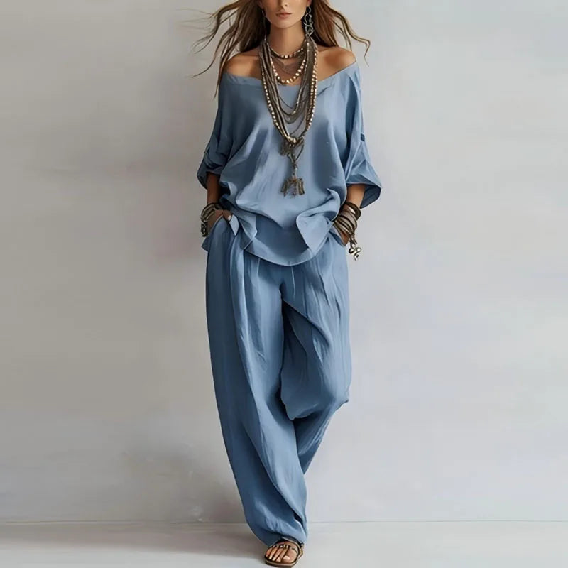 Paulina Off Shoulder Co-ord Set 3