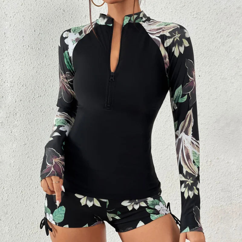 Petalune Two-Piece Rashguard Swimsuit 7