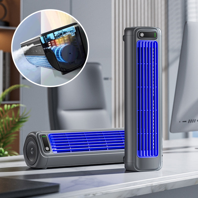 Portable Wireless Air Conditioner – Up to 12 Hours of Battery Life, On-the-Go Cooling 1