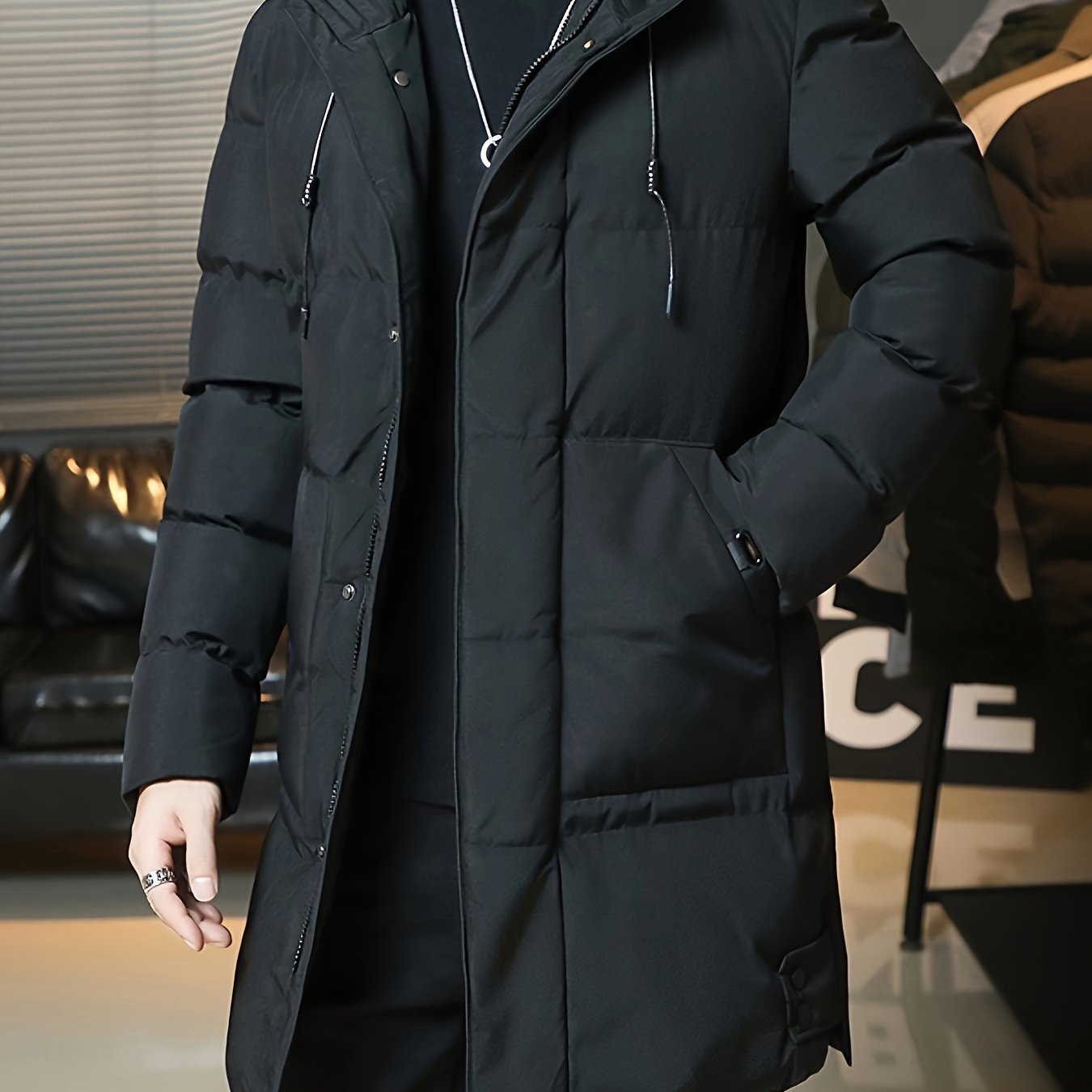 Rhett | Hooded Longline Padded Coat 0