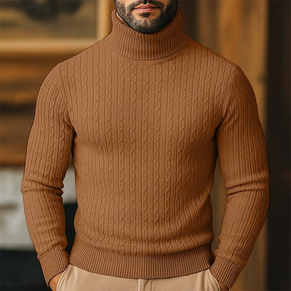 Rupert | Cable Knit Turtleneck Sweater 10