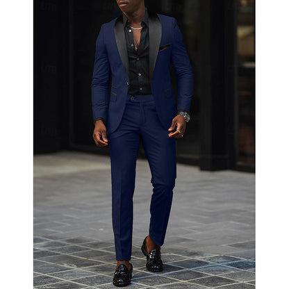 SINGLE BUTTON SUIT FOR MEN 12