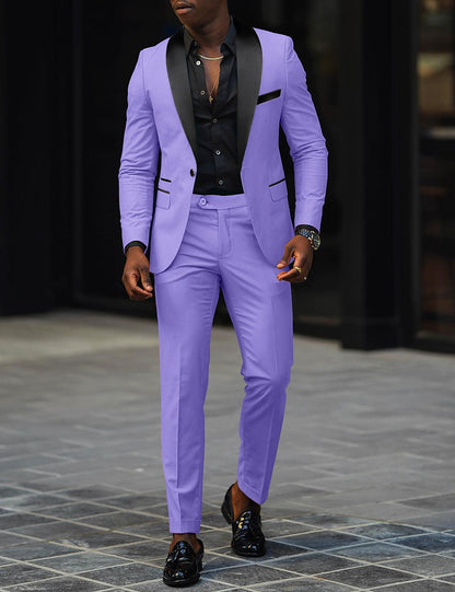 SINGLE BUTTON SUIT FOR MEN 13