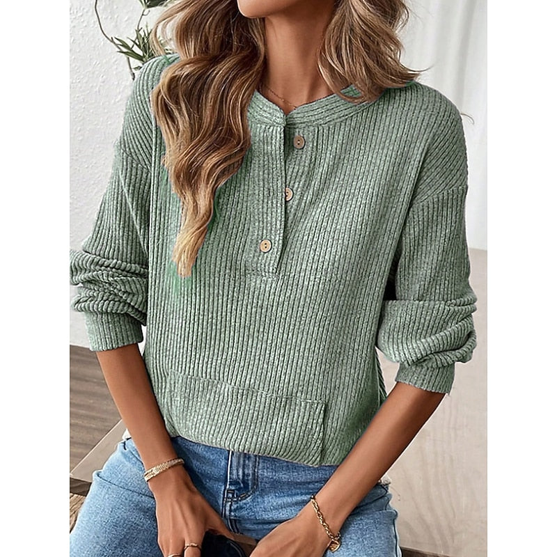 Sabine | Relaxed Henley Top 2