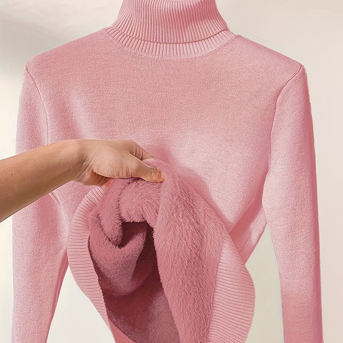 Selena | Cozy Lined High-Neck Sweater 10